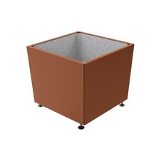 Kvetináč Olbia 99x99x81 cm, celokov, bez vložky, Corten