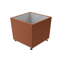 Kvetináč Olbia 99x99x81 cm, celokov, bez vložky, Corten