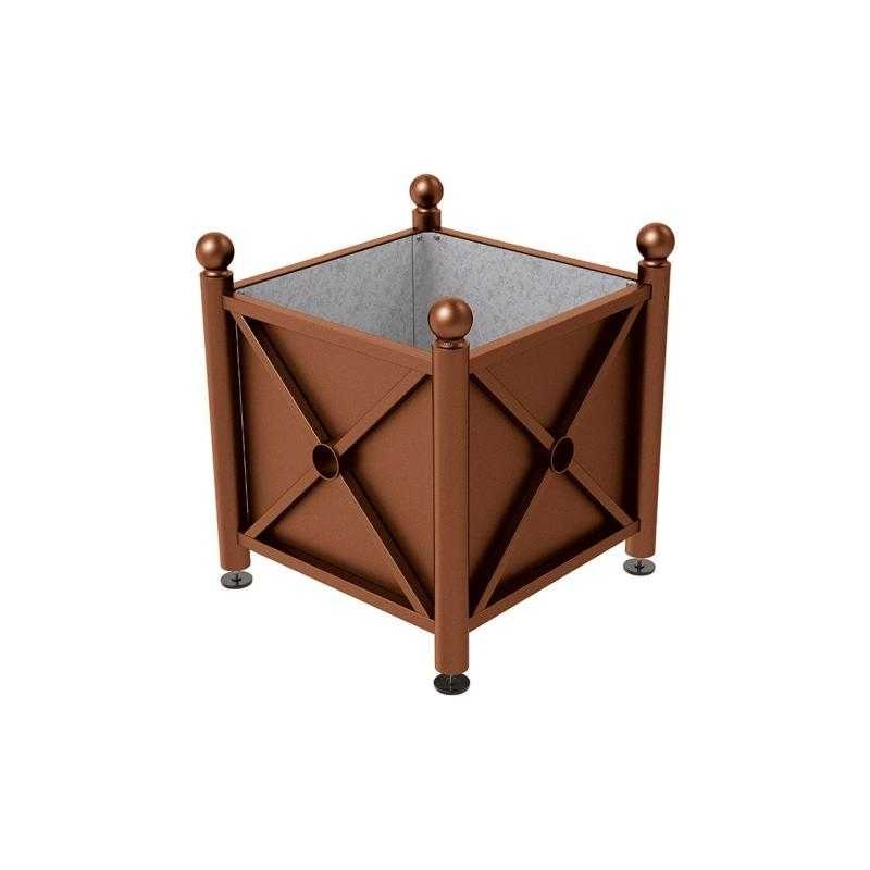 Kvetináč Province Boule 80x80x75 cm, celokov, bez vložky, Corten