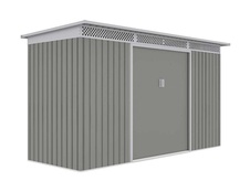 Záhradný domček G21 GRAH 483 - 340 x 142 cm, metalická šedá