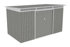 Záhradný domček G21 GRAH 700 - 340 x 206 cm, metalická šedá - 1