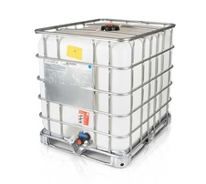 Repasovaný IBC kontajner 1000 L UN EX, plastová paleta