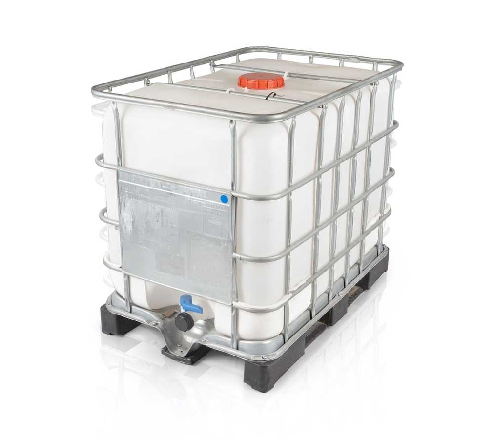 Repasovaný IBC kontajner 640 L, vyčistený a vysušený