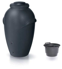 Dizajnový plastový sud AQUACAN 360l, antracit