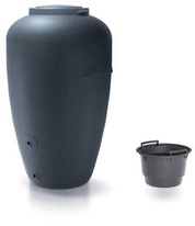 Dizajnový plastový sud AQUACAN 440l, antracit