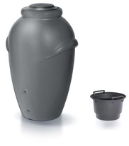 Dizajnový plastový sud AQUACAN 360l, šedá