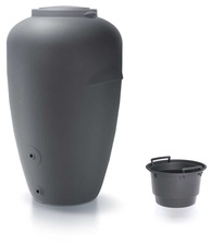 Dizajnový plastový sud AQUACAN 440l, šedá - 1