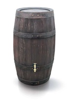 Plastový sud BARRIQUE 250l, hnedá