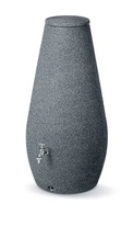 Dizajnový plastový sud DROP 200l, granit