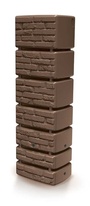 Nádrž na vodu TOWER BRICK 350l, hnedá