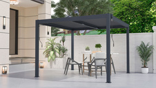 Bioklimatická pergola G21 Austin 3x3m, antracit - 9