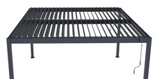 Bioklimatická pergola G21 Austin 4x4m, antracit - 4