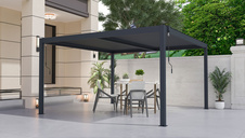 Bioklimatická pergola G21 Austin 4x4m, antracit - 9