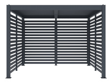 Fixná lamelová stena G21 2,8x2,2m pre pergolu 3x3 a 4x3 m, antracit - 2