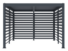 Otočná lamelová stena G21 2,8x2,2m pre pergolu 3x3 a 4x3 m, antracit - 2