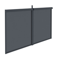 Bočná markíza G21 3,7x2 m pre pergolu 4x3 a 4x4 m, antracit