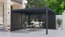 Bočná markíza G21 3,7x2 m pre pergolu 4x3 a 4x4 m, antracit - 3