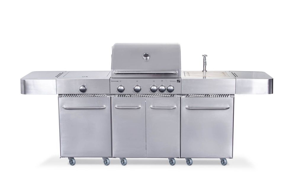 Plynový gril G21 Arizona, BBQ kuchyne Premium Line 6 horákov + zadarmo redukčný ventil