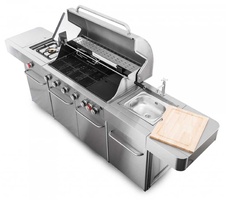 Plynový gril G21 Nevada, BBQ kuchyne Premium Line 8 horákov + zadarmo redukčný ventil - 6