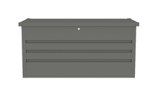 Záhradný box G21 Denver 400l, metalická šedá - 1