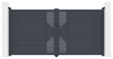 Brána dvojkrídla G21 Marion 350x173 cm, antracit - 2
