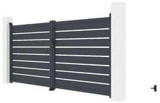Brána dvojkrídla G21 Reno 350x158 cm, antracit - 1