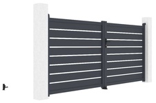 Brána dvojkrídla G21 Reno 350x158 cm, antracit - 3