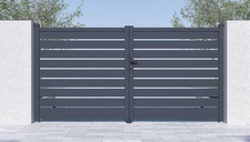 Brána dvojkrídla G21 Reno 350x176 cm, antracit - 4