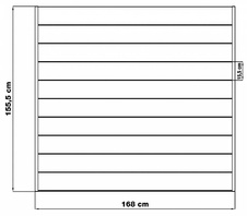 Plotové pole G21 Marion 168x156 cm, antracit - 3