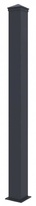 Stĺpik G21 pre plotové pole 10x169 cm s pätkou, antracit