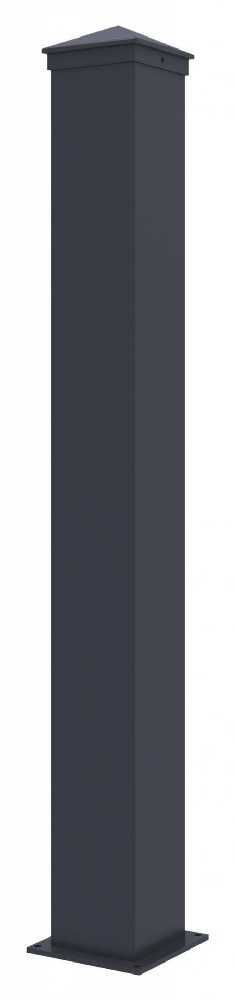 Stĺpik G21 pre plotové pole 10x89 cm s pätkou, antracit