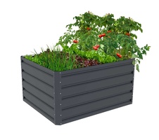 Vyvýšený záhon G21 Daisy 100x80x52 cm, plechový, antracit