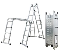 Hliníkové štafle G21 GA SZ - 4x4-4,6 m multifunkčné vrátane podlahy