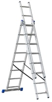 Rebrík G21 trojdielny 5,1 m, 3x8 priečok