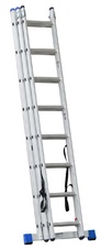 Rebrík G21 trojdielny 5,1 m, 3x8 priečok - 2