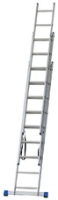 Rebrík G21 trojdielny 5,9 m, 3x9 priečok - 1