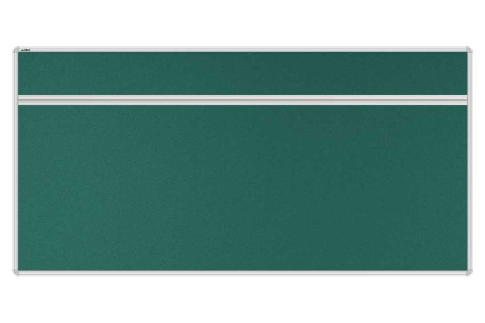 Stolový akustický paraván AKUSTIK ekoTAB, oblý roh, 160x80 cm, zelený