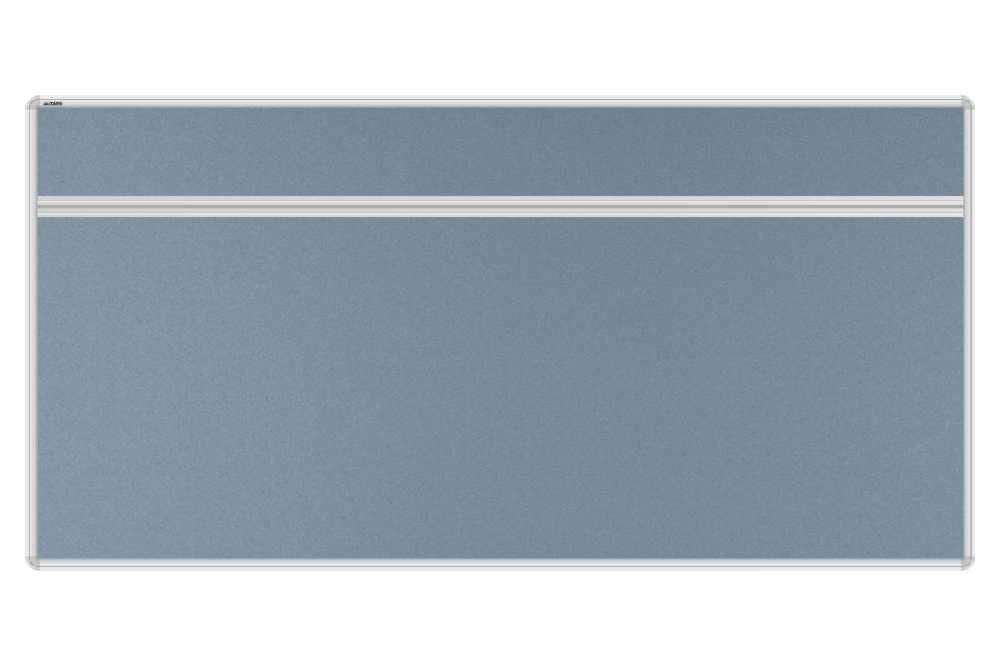 Stolový akustický paraván AKUSTIK ekoTAB, oblý roh, 160x80 cm, tmavo šedý