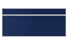 Stolový akustický paraván AKUSTIK ekoTAB, oblý roh, 180x80 cm, námornícky modrý