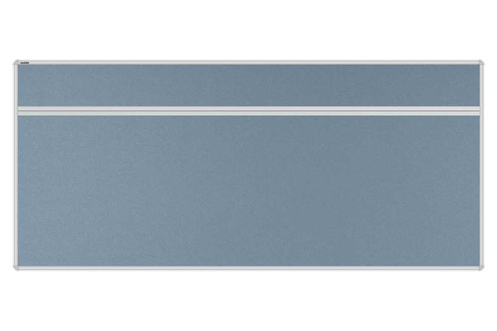 Stolový akustický paraván AKUSTIK ekoTAB, oblý roh, 180x80 cm, tmavo šedý