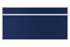 Stolový akustický paraván AKUSTIK ekoTAB, ostrý roh, 160x80 cm, námornícky modrý