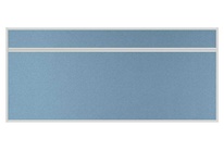 Stolový akustický paraván AKUSTIK ekoTAB, ostrý roh, 180x80 cm, svetlo modrý