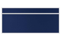 Stolový akustický paraván AKUSTIK ekoTAB, ostrý roh, 180x80 cm, námornícky modrý
