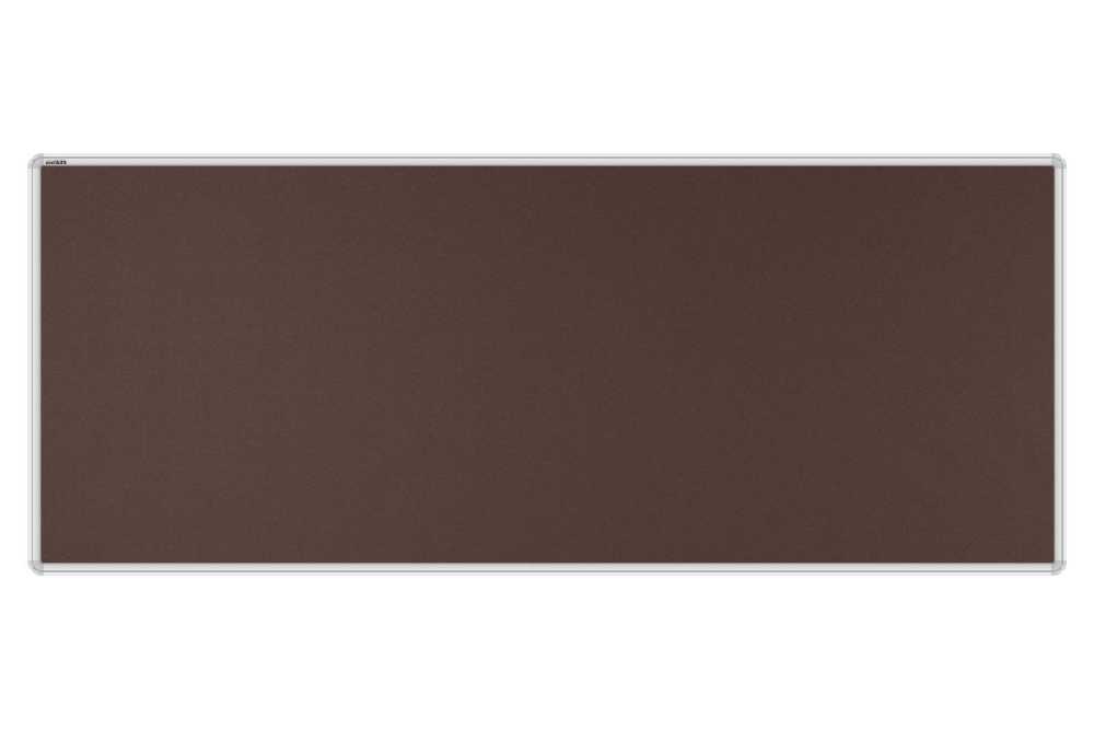 Stolový paraván EKONOMIK ekoTAB, oblý roh, 160x65 cm, tmavo hnedá