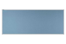 Stolový paraván EKONOMIK ekoTAB, oblý roh, 160x65 cm, svetlo modrý