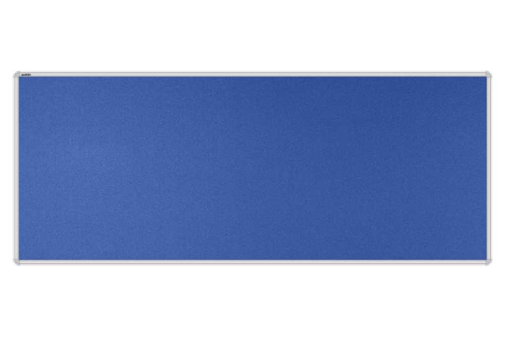 Stolový paraván EKONOMIK ekoTAB, oblý roh, 160x65 cm, kráľovsky modrý