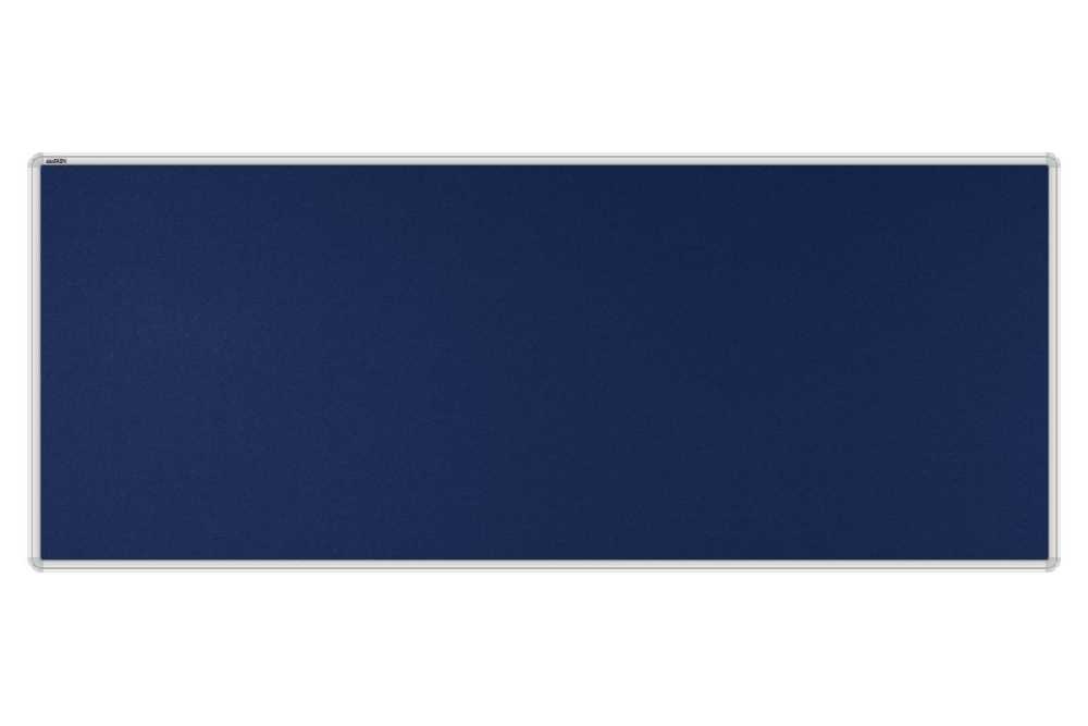 Stolový paraván EKONOMIK ekoTAB, oblý roh, 160x65 cm, námornícky modrý