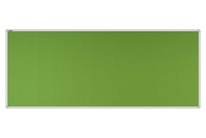 Stolový paraván EKONOMIK ekoTAB, oblý roh, 160x65 cm, jarný zelený