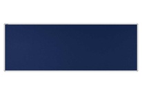 Stolový paraván EKONOMIK ekoTAB, oblý roh, 180x65 cm, námornícky modrý