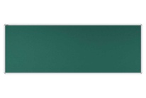 Stolový paraván EKONOMIK ekoTAB, oblý roh, 180x65 cm, zelený